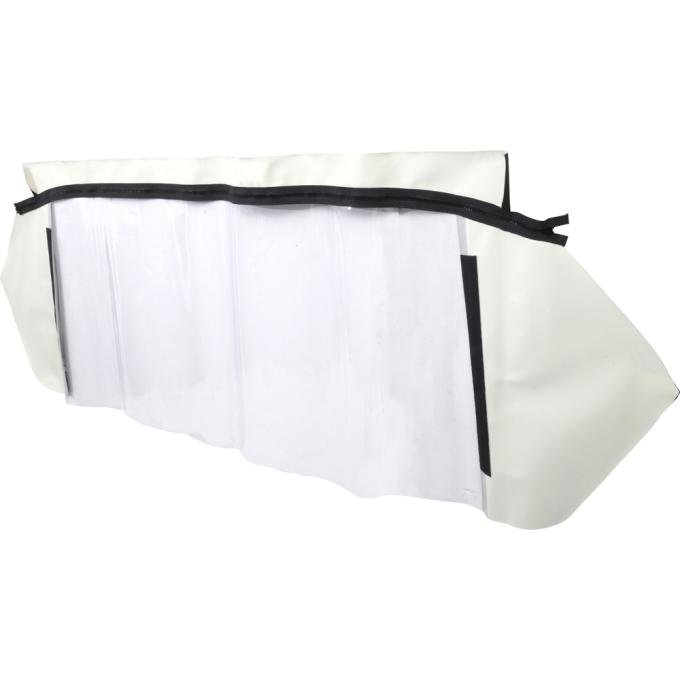 OER 1964-65 Coronet, Polara, Belvedere, Fury, Convertible Rear Window, Plastic Curtain, Pinpoint Vinyl, White MB230601