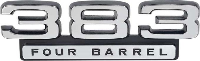 OER 1967-70 Mopar 383 Four Barrel Fender Emblem 2579804