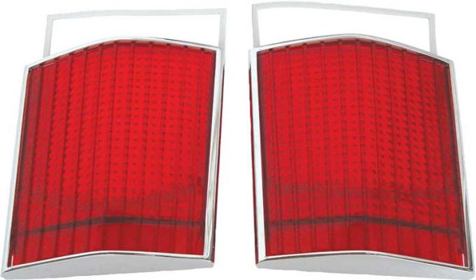 OER 1967 Dodge Dart, Tail Lamp Lens with Gaskets, Pair MA2080