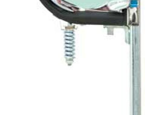 OER 1955-59 GM Truck Vent Window Assembly with Chrome Frame and Green Tinted Glass, RH 14949