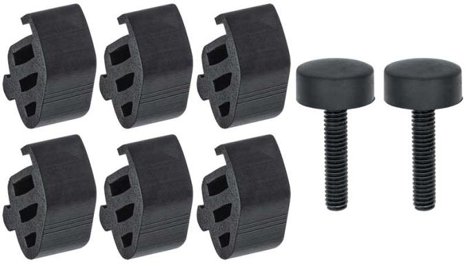 OER 1973-81 Chevy, GMC Pickup, Blazer, Jimmy, Suburban, Hood Bumpers, 8 Piece Set *881318