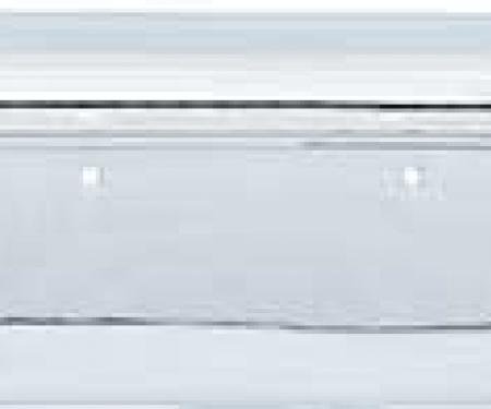 OER 1981-82 GM Truck Front Bumper with Impact Strip Holes - Chrome T70601