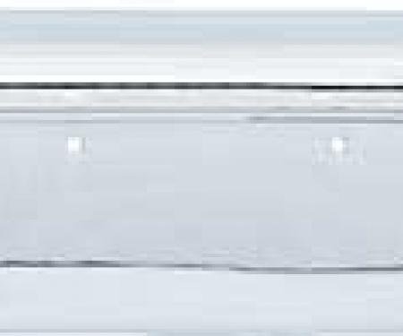 OER 1981-82 GM Truck Front Bumper with Impact Strip Holes - Chrome T70601