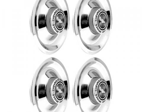 OER 4 Piece Chrome Disc Brake Rally Wheel Cap Set *WR1014C