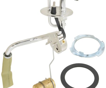 1963-74 Dodge, Plymouth, Fuel Sending Unit, with 1/2" Outlet, 1/4" Fuel Return, Stainless Steel