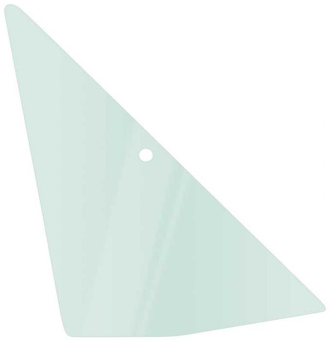 OER 1963-66 Dart, Barracuda, Valiant, Door Vent Glass, 2-Door Hardtop, Convertible, Tinted, LH or RH, Each DV2456T