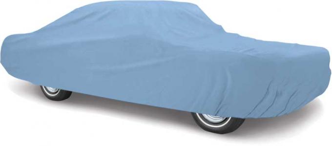 OER 1967-76 Dart, Demon, Duster, Scamp, Valiant, 1967-69 Barracuda Notchback, Car Cover, Diamond Blue MT3501A