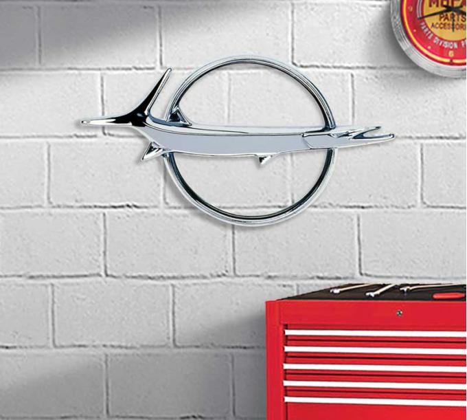 OER Photorealistic Metal Sign, Barracuda Logo, Measures 14" X 8" PS500103