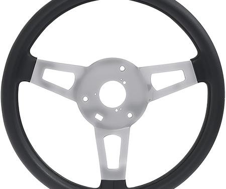 OER 1970-76 Chrysler, Plymouth, Dodge, Tuff Steering Wheel, Black, 14.5" 4039FX9