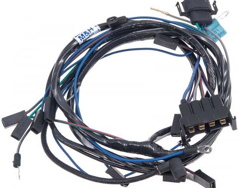 OER 1970 Dodge, Plymouth B-Body, Engine Wiring Harness, with 440 Six-Pack, Stock Style Breaker Point Ignition MB2402