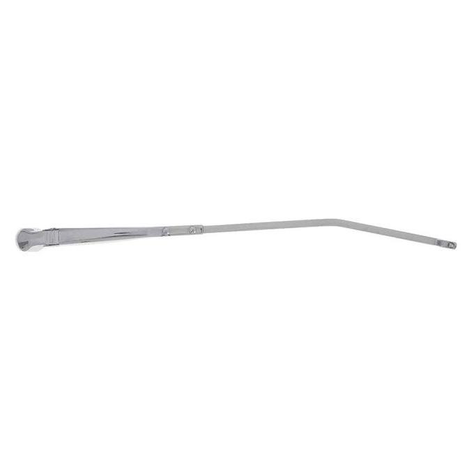 1954-60 GM, Ford Truck, Windshield Wiper Arm, Snap-In-Wrist-Action Connector, Stainless, RH Passenger Side