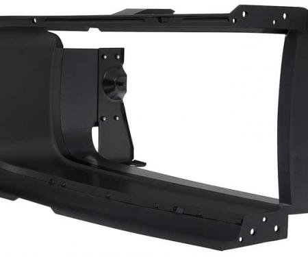 OER 1968-69 Charger, Grill Extension Bezel, with Brackets, RH, Black 2786362B