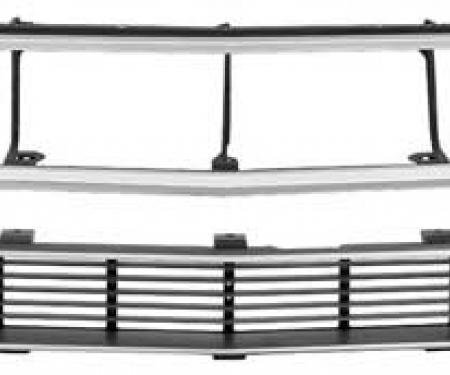 OER 1968 Plymouth Sport Satellite, GTX Grill Set With Headlamp Bezels *MB9927