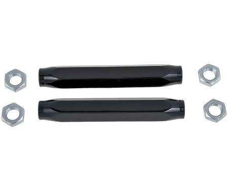 OER 1958-64 Chevrolet Impala, Full Size, 1962 Chevy II, 1960-64 C10 Truck, Aluminum Tie Rod Sleeves, With Jam Nuts, Black 154123