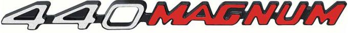 OER 1970-71 Dodge Challenger "440 Magnum" Hood Emblem 2998802