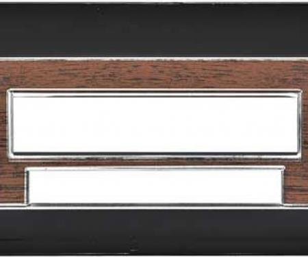 OER 1968-69 Coronet / GTX Woodgrain Radio Bezel MB1687