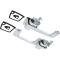 OER 1967-70 Dodge, Plymouth A & B Body, Front Outer Door Handle Set, with Chrome Buttons, Mountng Hardware MB2262