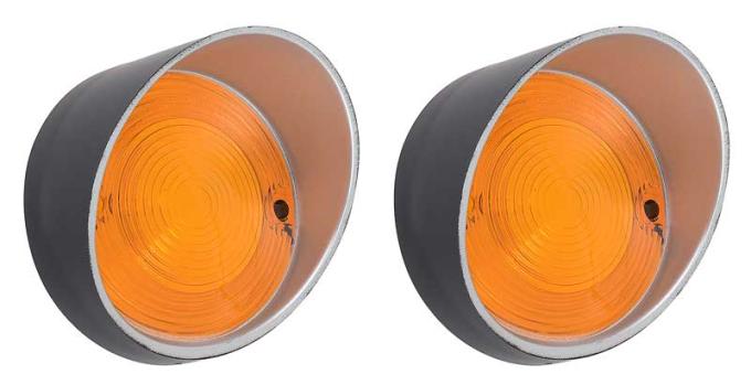 OER 1968-69 Dodge Coronet, Park Lamp Lenses, Pair MB2121