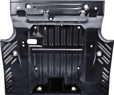 OER 1968 Dodge Charger, Full Trunk Floor Pan, 1968 Early Design, EDP Coated MM8309