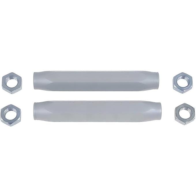 OER 1958-64 Chevrolet Impala, Full Size, 1962 Chevy II, 1960-64 C10 Truck, Aluminum Tie Rod Sleeves, With Jam Nuts, Clear Anodized 154122