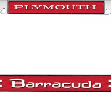 OER Plymouth Barracuda License Plate Frame - Red LF13212C