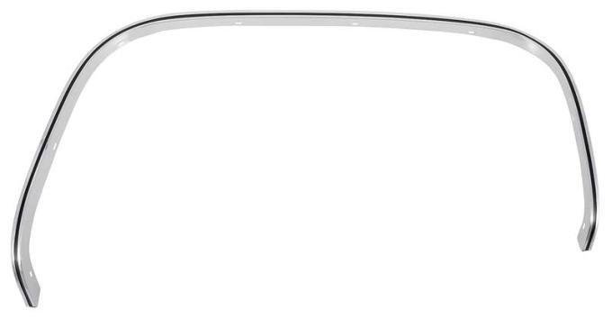 OER 1973-80 Chevrolet, GMC Pickup, Blazer, Jimmy, Suburban, Front Wheel Opening Molding, with Black Stripe, RH Passenger Side C2402