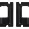 OER 1977-80 Chevy Pickup, Blazer, Suburban, Door Handle Cup Escutcheons, Black, Show-Quality, Pair, Except Base Models 364373