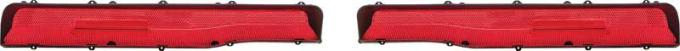OER 1970 Dodge Charger Tail Lamp Lenses (Late After Jan 1, 1970) With Reflector, Without Silver Accent) MB1857