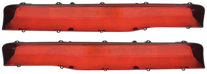 OER 1970 Charger Tail Lamp Lenses - (Early-to Jan 1, 1970) Without Reflector Or Silver Accent Stripe MB1881