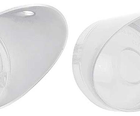 OER 1970-74 Dodge Challenger, Park Lamp Lens, Clear , Pair ME175943