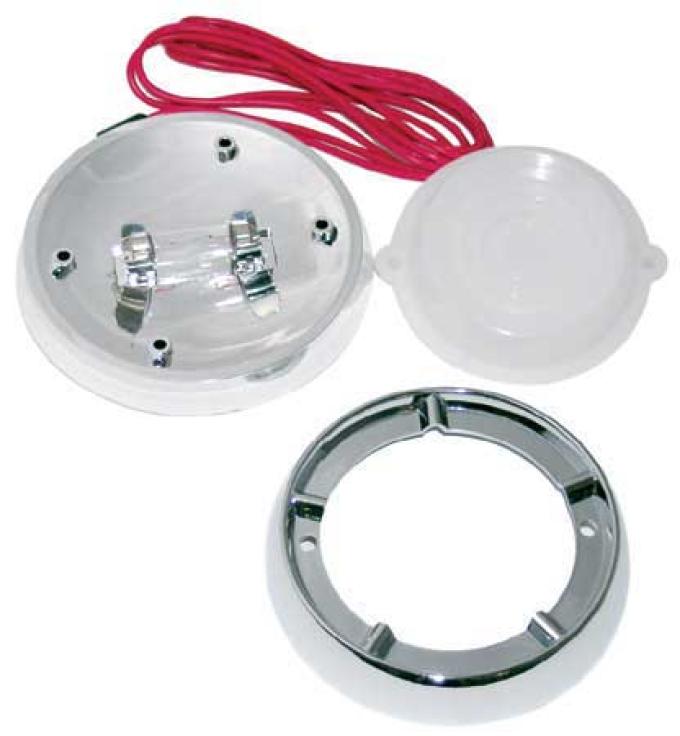1960-70 Ford & Mercury, Dome Lamp Assembly, with Wiring, Various Models