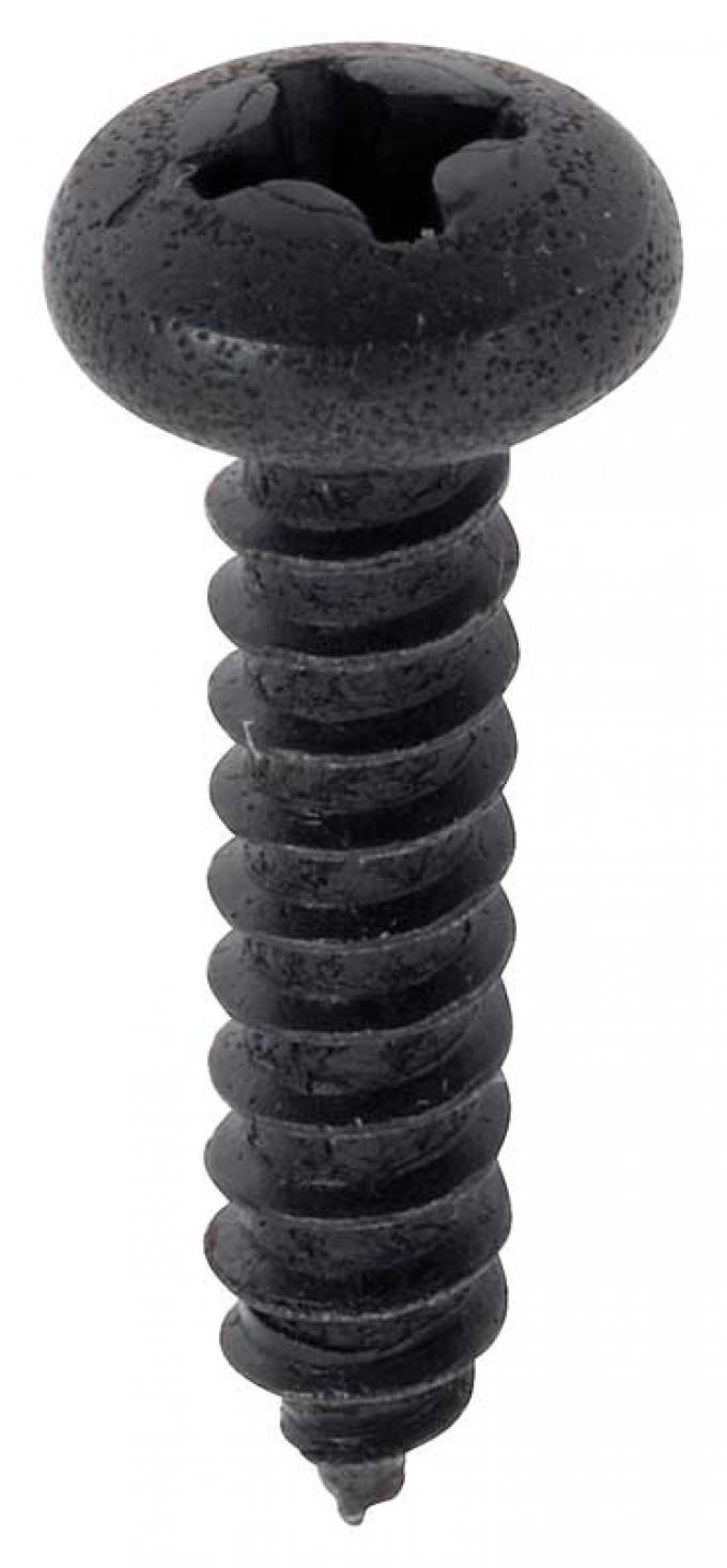 OER 1970-74 Dodge Dart Park Lamp Screw - Phillips Pan Head Black Oxide Tapping Screw 10181