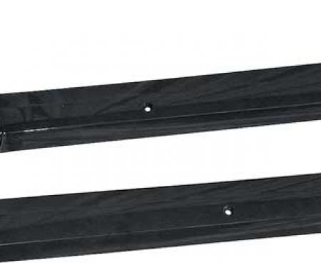 OER 1967-69 Barracuda, 1967-72 Dart, Inner Pillar Post Moldings, Black, Pair MA8181100