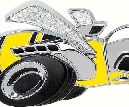 1969 Dodge Charger Super Bee, "Bumble Bee" Hood Emblem, Mopar Licensed