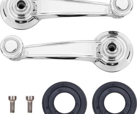 OER 1967 Dodge, Plymouth A & B Models, Window Crank Handle Set, with Hardware, Pair MD157