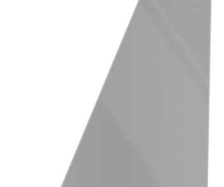 1968-72 Chevy, GMC Pickup, Blazer, Jimmy, Suburban, Door Vent Glass, 1 hole, Dark Smoke Limo Tint, 8" x 18", RH or LH, Each CX1585P