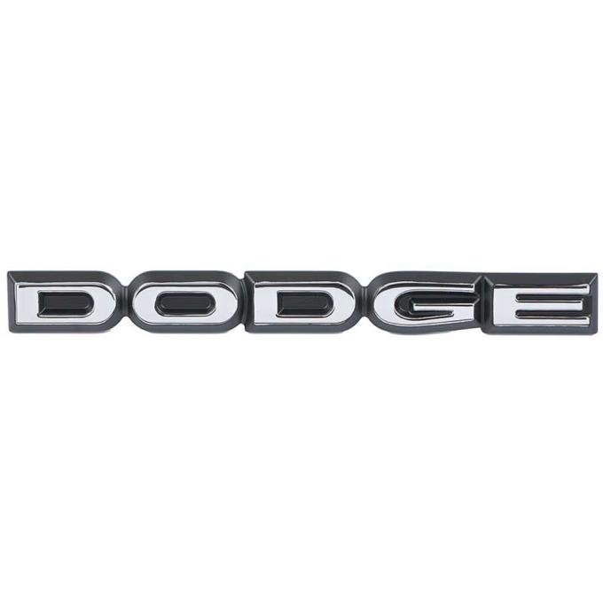 OER 1972 Dodge Charger, "Dodge" Grill Emblem, without Concealed Headlamps, Mopar Licensed 3573458