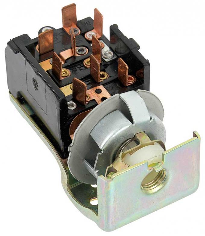 OER 1975-99 Mopar Headlamp Switch, 9-Terminal, With Circuitboard Rheostat, Various Models MD9342