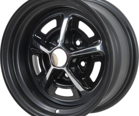1969-87 AMC, Ford, Dodge, Plymouth,14" X 6", Magnum 500 Style Road Wheel, Painted, with 5 X 4-1/2" Bolt Pattern, 3.75" Backspacing, Offset 6, Each