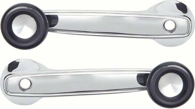 OER 1968-74 Mopar A, B / E-Body Window Chrome Crank Handles (Pair) *K27265