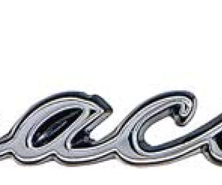 1968, 1970 Plymouth Barracuda, "Barracuda" Front Fender Emblem, Mopar Licensed