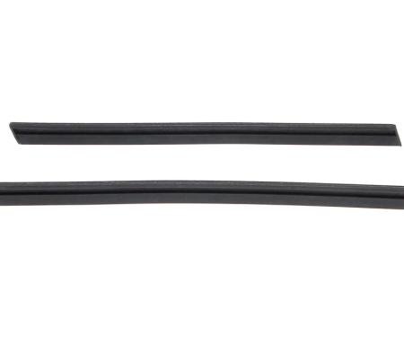 AMD Quarter Window Seals, Pair, 67-69 Barracuda Notchback J-CH1022