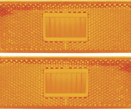 AMD Side Marker Lamp Lenses, Front, LH/RH Pair, 70-71 Duster; 70 GTX Road Runner K-MD2058