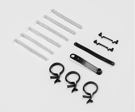 Detroit Muscle Technologies Mopar B Body 71-72, E Body 71-74 Under Hood Wiring Hose Strap Kit ELB7174SK01-USK04