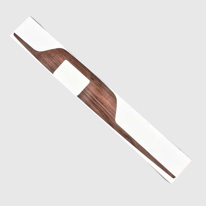 Detroit Muscle Technologies Mopar Console Overlay E Body 70 MANUAL - KASHMIR (Teak) EXX7070OL20-KASHMIR