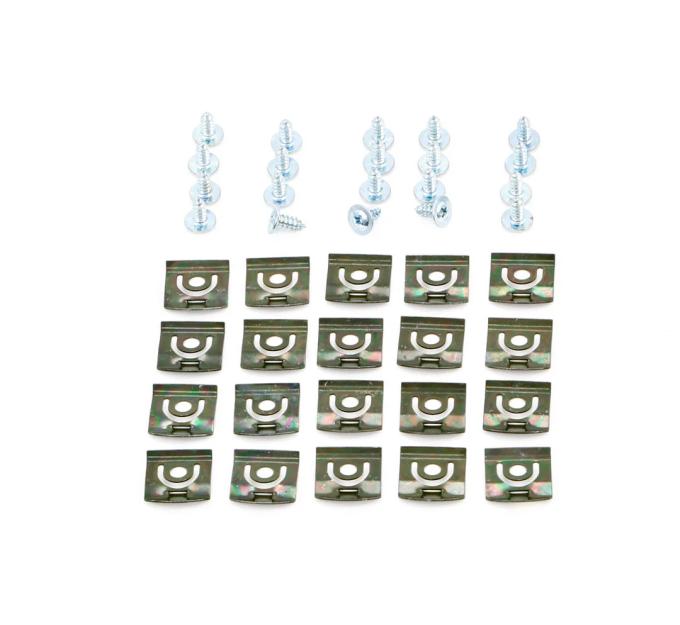 AMD Back Glass Molding Clip Set (40pcs), 66-67 Dodge Plymouth B-Body 2DR Hardtop X671-1466-S