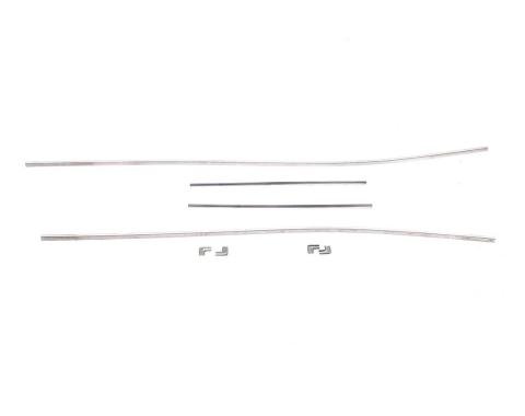 AMD Windshield Gasket Lockstrip Kit, 8pcs, 67 Dart Barracuda Hardtop or Fastback X384-1267-HS