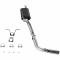 Flowmaster 2000-2003 Dodge Dakota Force II Cat-Back Exhaust System 17278