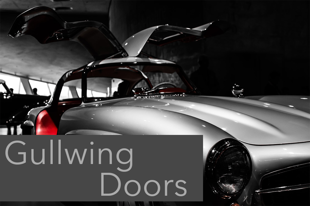 Take flight with these classic cars, all featuring Gullwing door